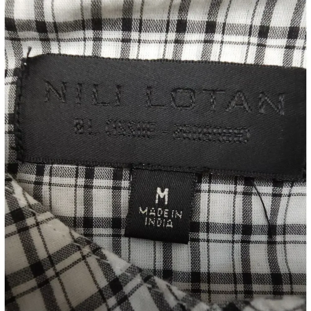 Nili Lotan Women’s Blue & White Kate Button Down Shirt NOWT - Picture 5 of 7